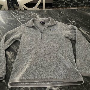 Patagonia Women's Heathered Gray Cowl Sweater